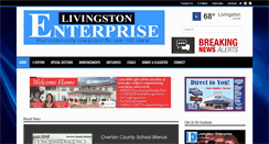 Desktop Screenshot of livingstonenterprise.net